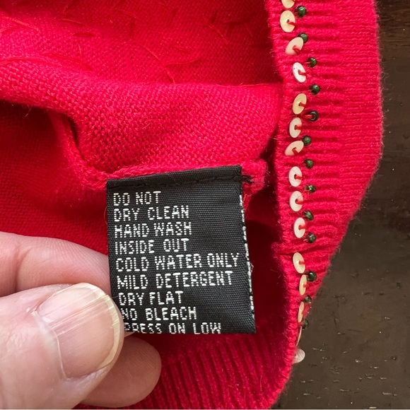 The Collective Works of Berek 2 Vintage Red Christmas Tree Long Sleeve Cardigan - Picture 13 of 14